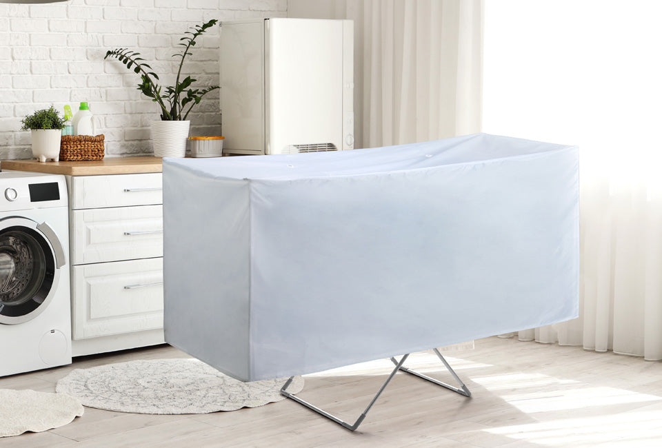 Opvouwbaar elektrisch droogrek