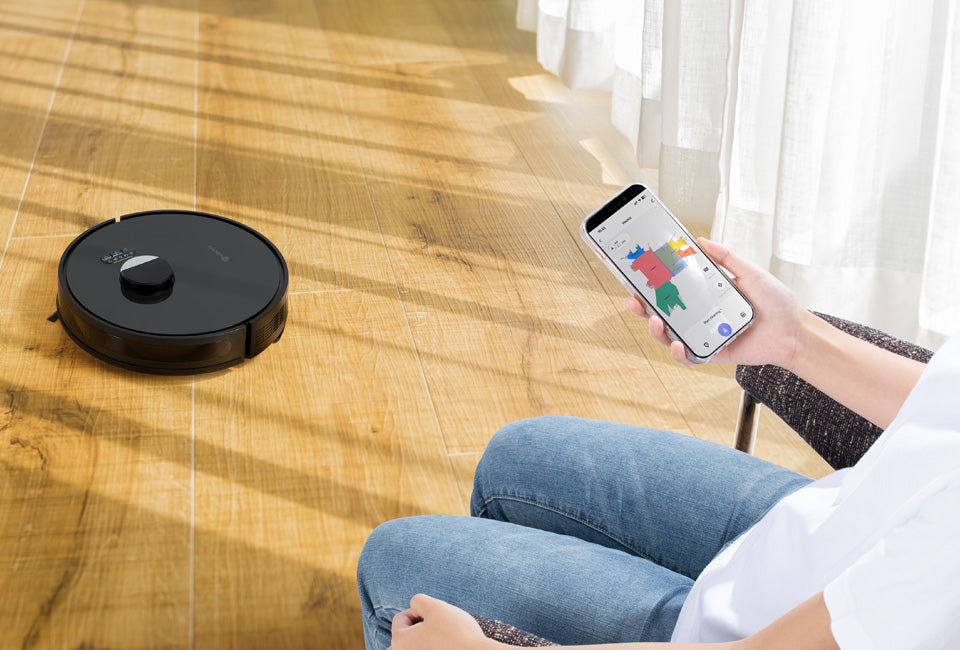 Slimme 2-in-1 robotstofzuiger met dweilfunctie