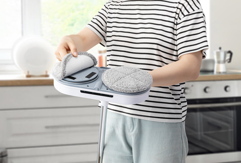 Draadloze roterende vloerreiniger