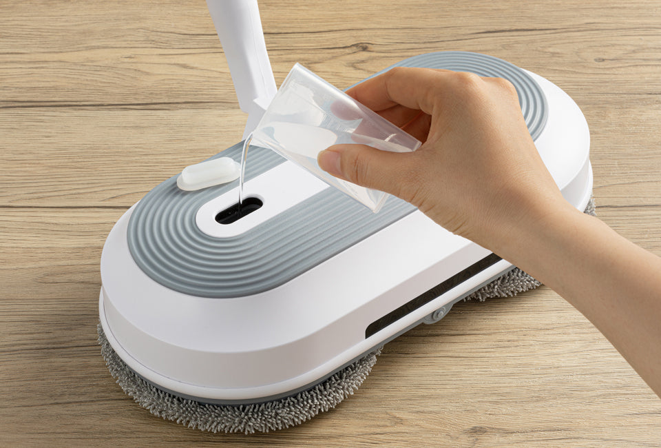 Draadloze roterende vloerreiniger