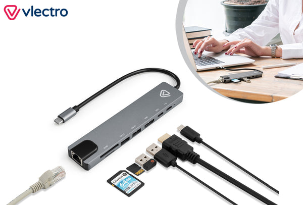 8-in-1 USB-adapter voor al je apparaten