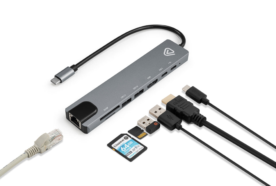 8-in-1 USB-adapter voor al je apparaten