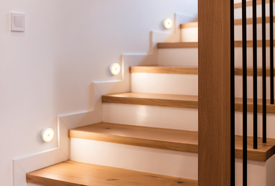 Set van 4 ledspots met sensor