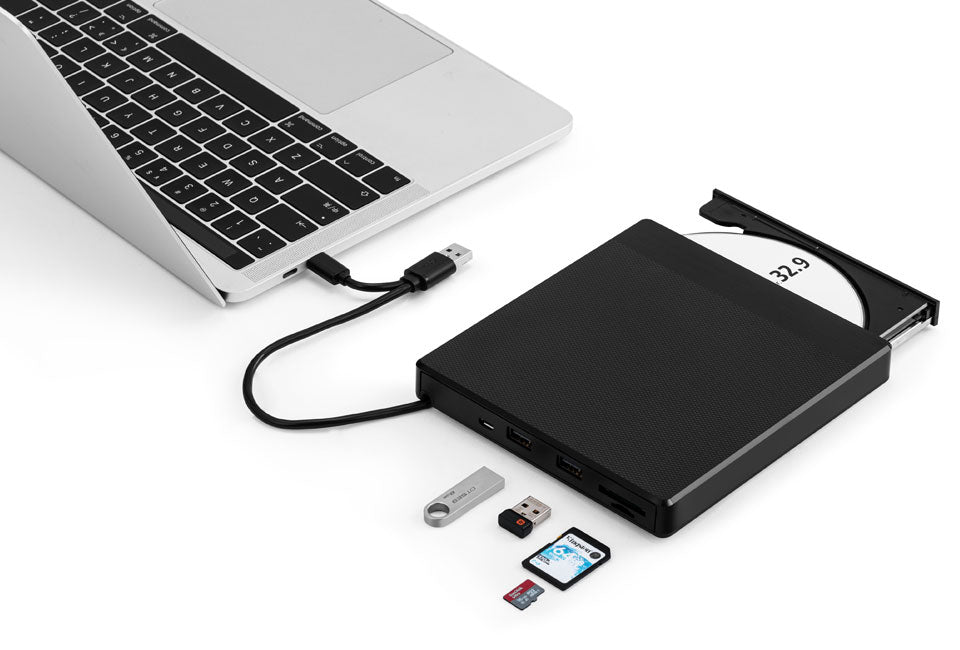 Externe cd- en dvd-reader en -writer