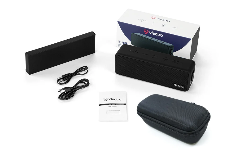 20W bluetooth speaker met gratis opbergcase