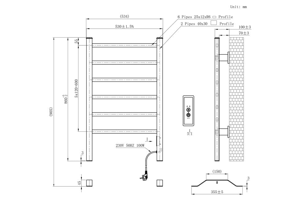 Elektrische handdoekradiator voor heerlijk warme handdoeken
