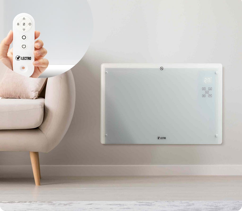 Slim verwarmingspaneel met instelbare timer